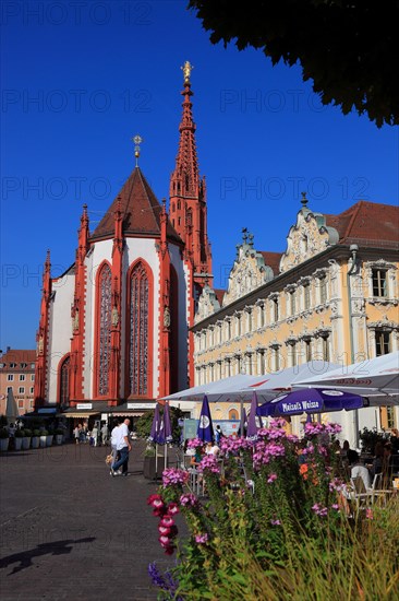 In the old town of Wuerzburg