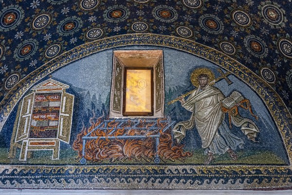 Beautiful mosaics in the Basilica di San Vitale