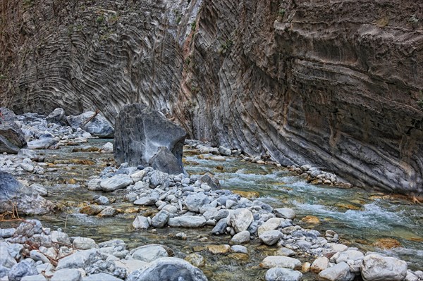 Landscape in the Samaria Gorge