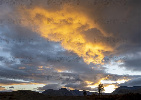 Sunset at Loch Ba