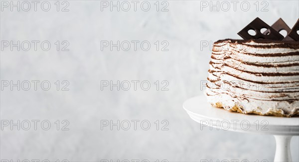 Cake frame with copy space