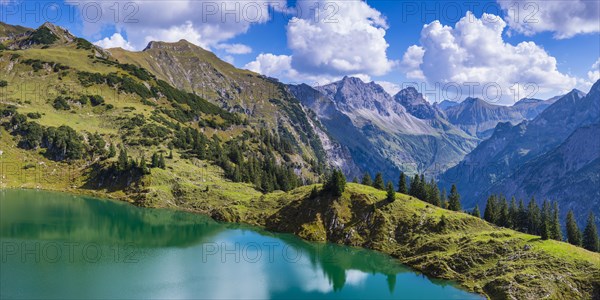 Panorama over the Seealpsee