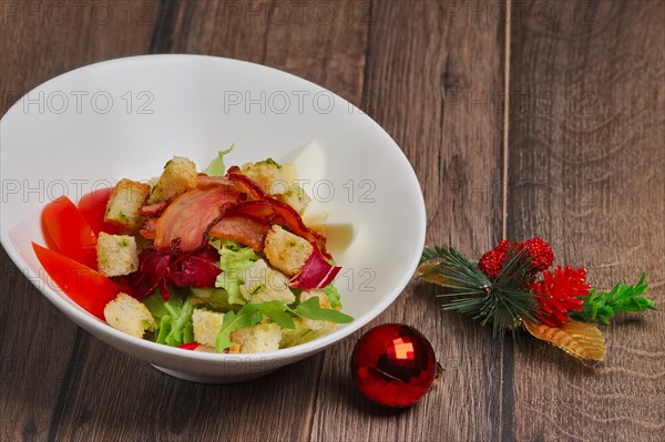 Salad with red cabbage