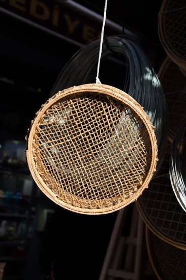 Traditional type sieve made of wood