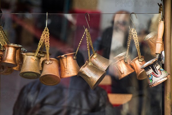 Turkish coffee pots made in a traditional style