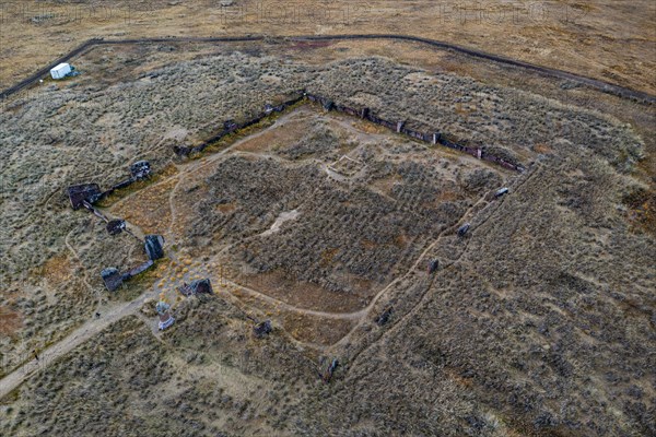 Aerial of Salbyksky Mound