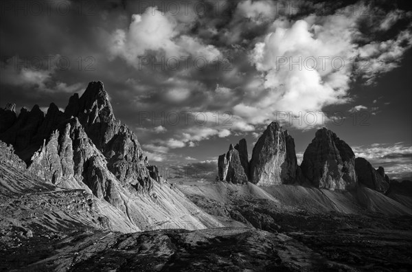 Stormy atmosphere over Paternkofel