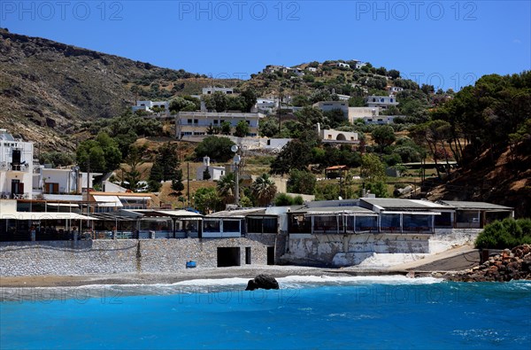 Chora Sfakion is a coastal town in the south of the island of Crete with a small harbour on the Libyan Sea