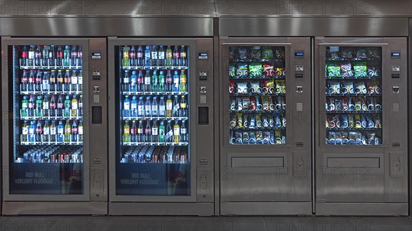 Drinks and sweets vending machines