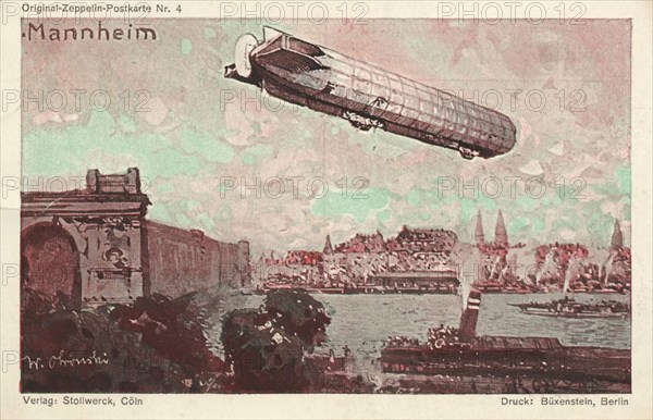 Zeppelin over Mannheim