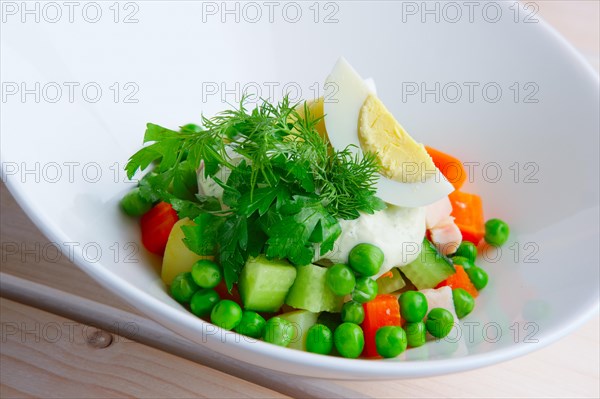 Salad with green bean
