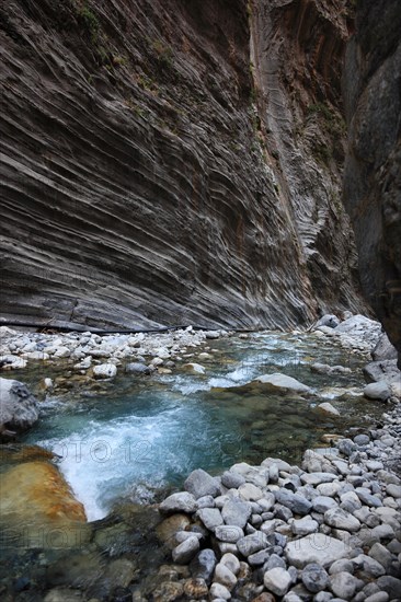 Landscape in the Samaria Gorge