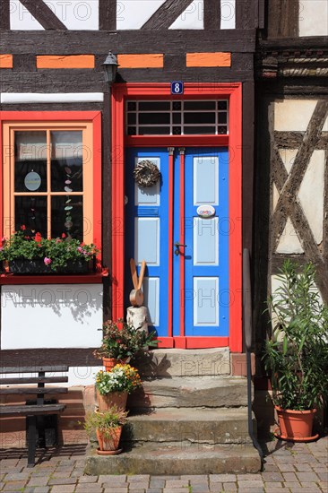 Half-timbered houses in the old town