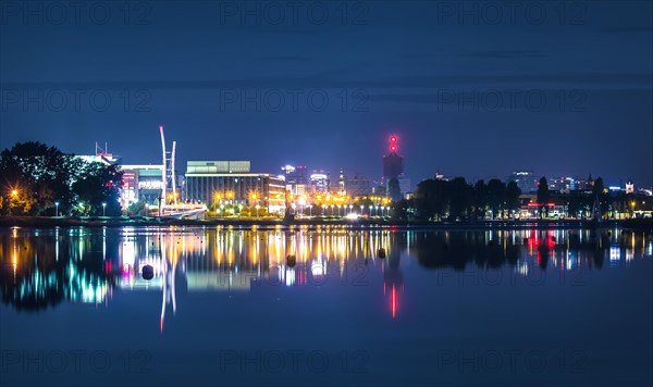 Malta Poznan night view Poland