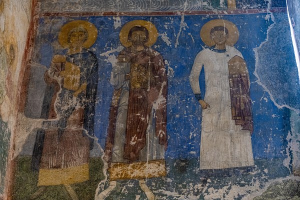 Old icons in the Spaso-Preobrazhenskiy Mirozhskiy Male Monastery
