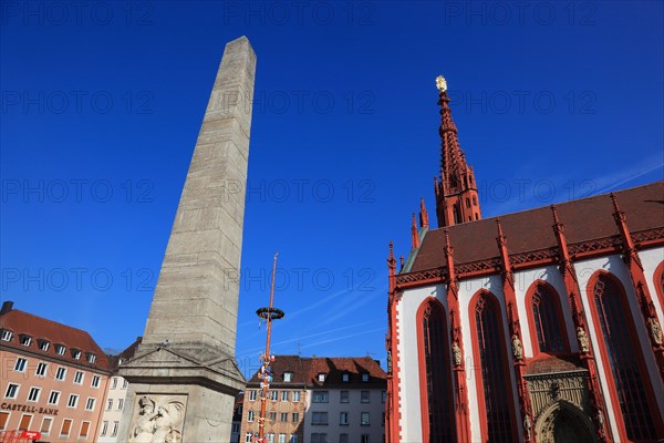 In the old town of Wuerzburg