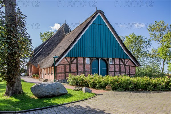 Old pastor's house with thatched roof