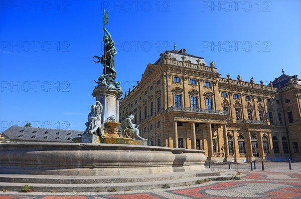 In the old town of Wuerzburg