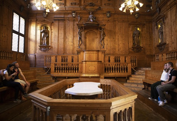 Anatomy Theatre at the Biblioteca Comunale dell'Archiginnasio