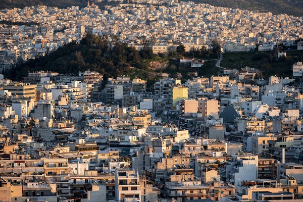 Densely populated cityscape