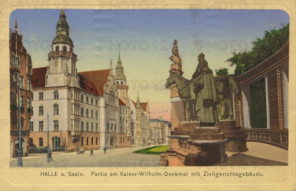 Kaiser Wilhelm Monument in Halle an der Saale