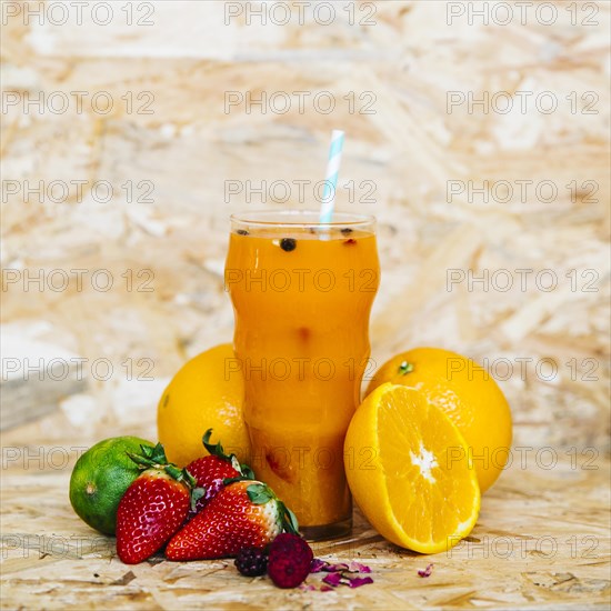 Summer cocktail tropical fruits. Resolution and high quality beautiful photo