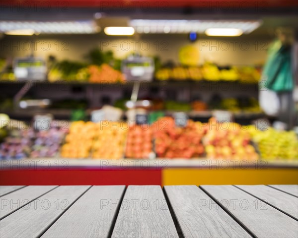 Tabletop looking out market. Resolution and high quality beautiful photo