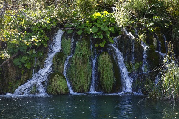 Waterfall in Plitvice Lakes National Park