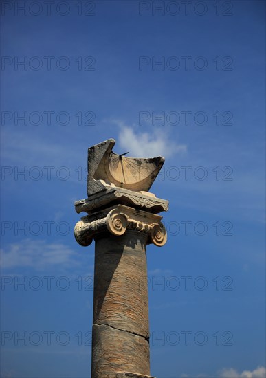 Temple of Apollo with the sundial