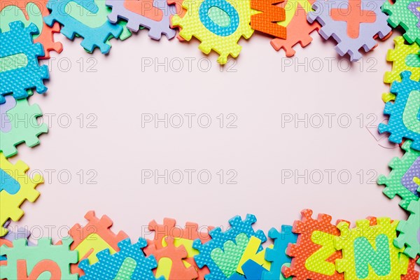 Colorful composition kid puzzle