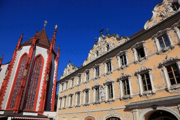 In the old town of Wuerzburg