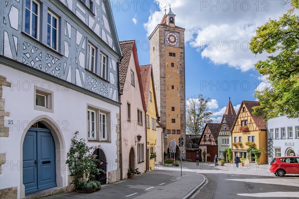 Herrngasse with castle tower