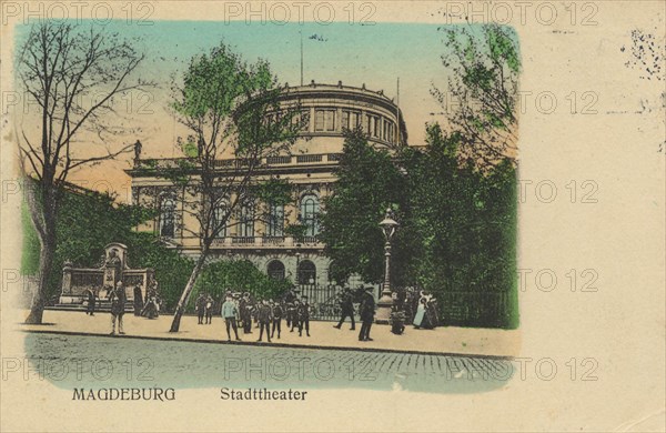 The city theatre in Magdeburg