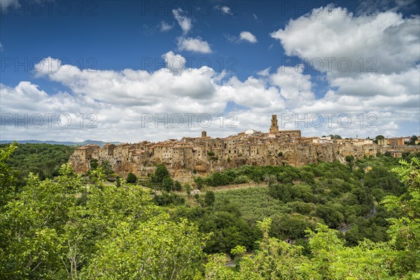 Town view of Pitigliano