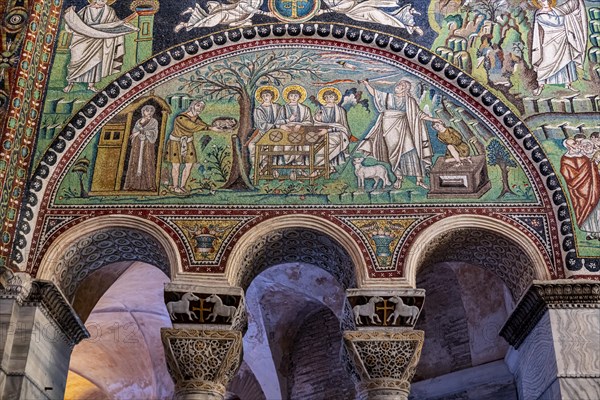 Beautiful mosaics in the Basilica di San Vitale