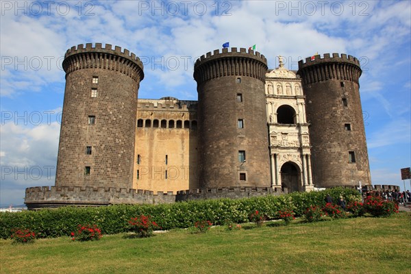 Castel Nuovo with Francesco Laurana's triumphal arch at the main entrance