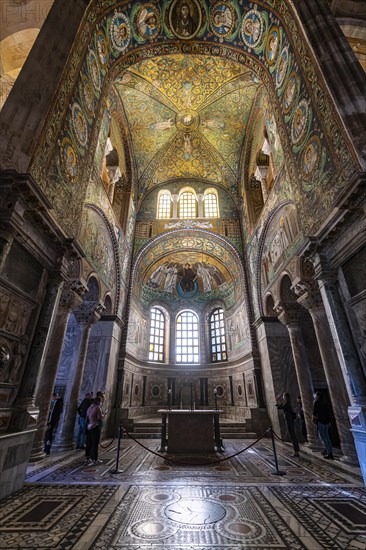 Beautiful mosaics in the Basilica di San Vitale