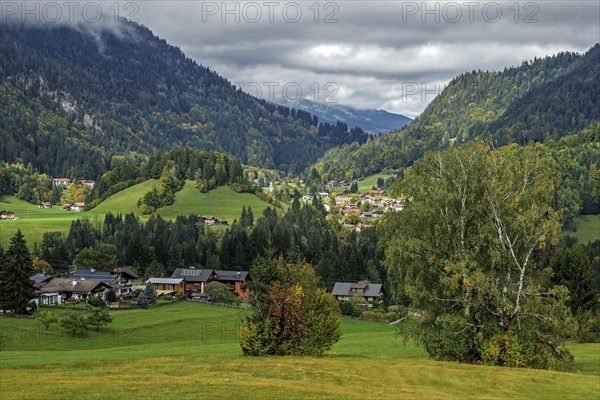 View of Kornau and Tiefenbach