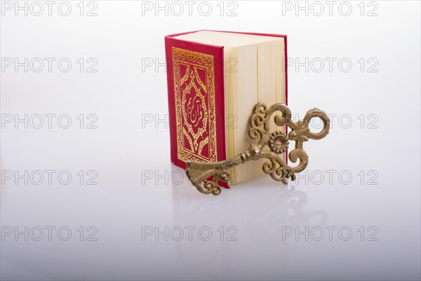 Retro Key and Islamic Holy Book Quran in mini size