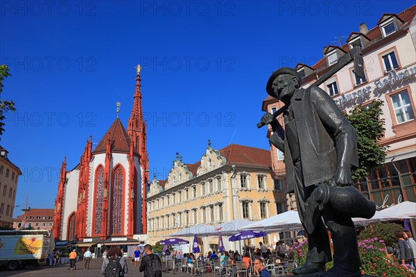 In the old town of Wuerzburg