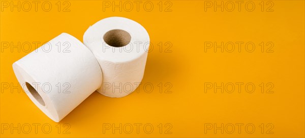 Two rolls toilet paper. Resolution and high quality beautiful photo