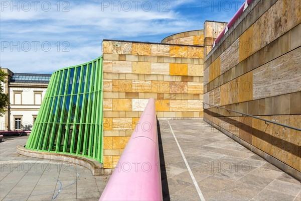 New State Gallery modern architecture in Stuttgart