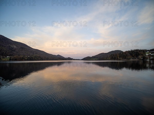 Morning atmosphere at Lake Fuschl