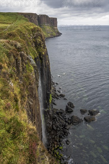 Kilt rock waterfall