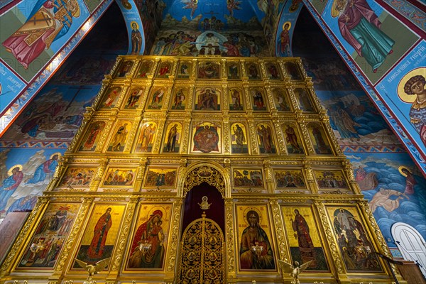 Interior of Abakan Cathedral of the Transfiguration