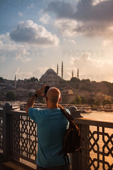 Galata Bridge favorite destination for visiting on Golden Horn