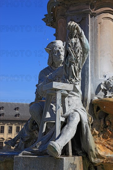 In the old town of Wuerzburg