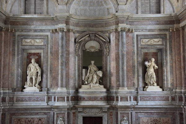 View through the staircase