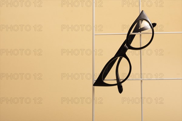 Tp view retro eyeglasses with plastic frame. Resolution and high quality beautiful photo
