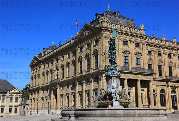 In the old town of Wuerzburg